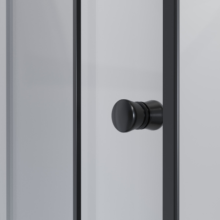 Душевой уголок Niagara Eco _0121432QT 120х80 стекло тонированное профиль черный с поддоном